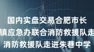 国内实盘交易合肥市长丰县朱巷镇应急办联合消防救援队走进朱巷中学